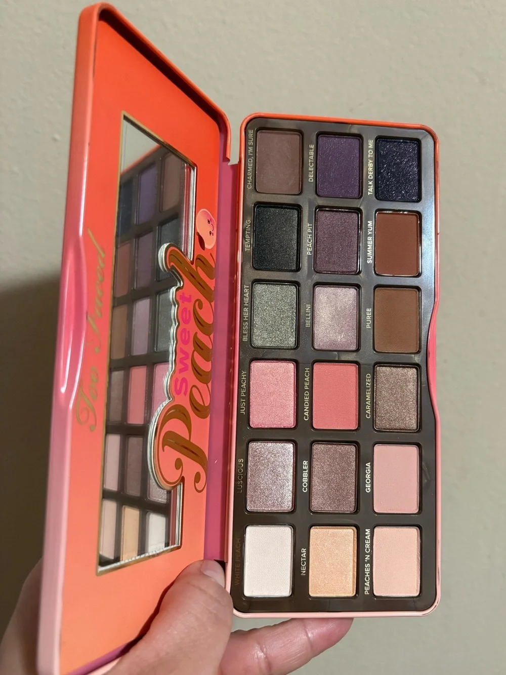 Too Faced Sweet Peach Eyeshadow Palette - Brand New Never .